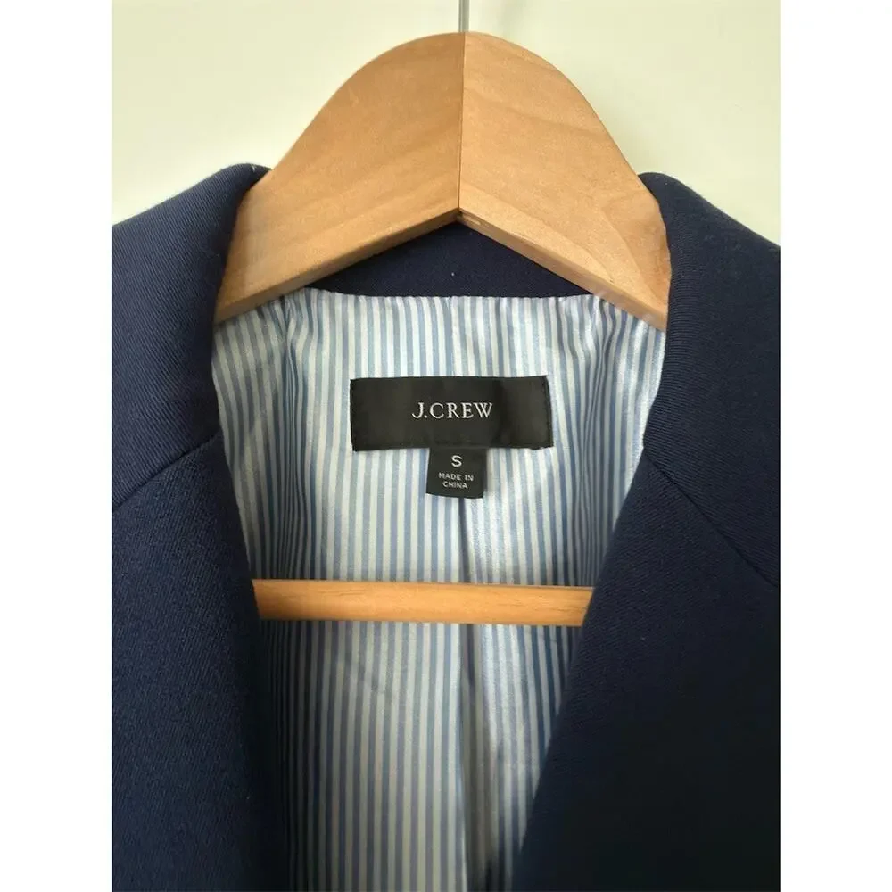 J. Crew Parke Blazer in Bi-Stretch - Navy Blue Size S